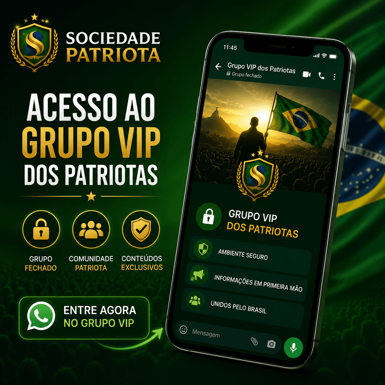 Grupo VIP no WhatsApp